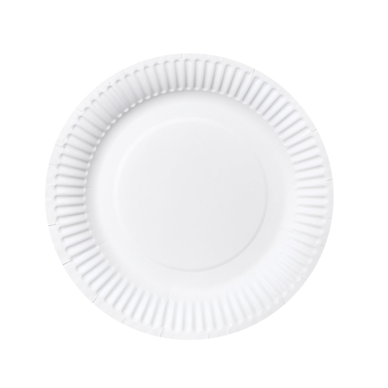 9" Eco Friendly Biodegradable Paper Dinner Round Plates