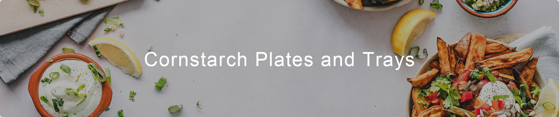 Cornstarch Plates and Trays