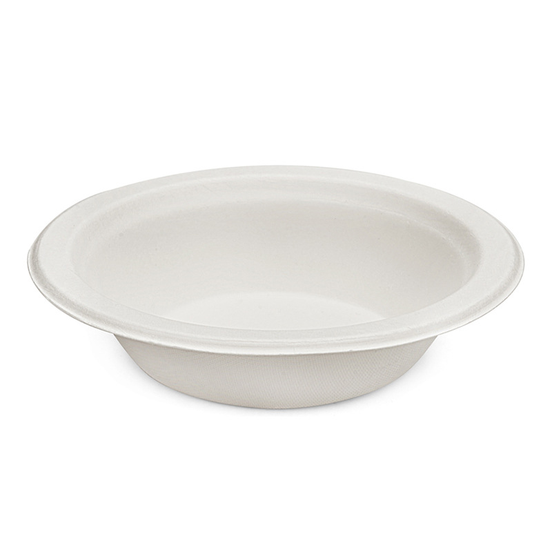 12oz PFAS FREE Biodegradable Sugarcane Bagasse Bowls with Lid