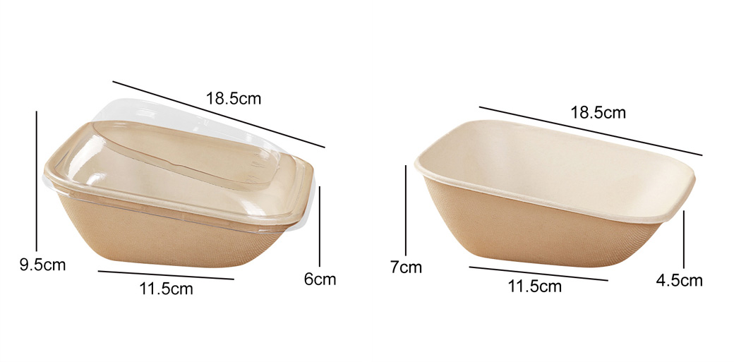 Bagasse Square Bowl