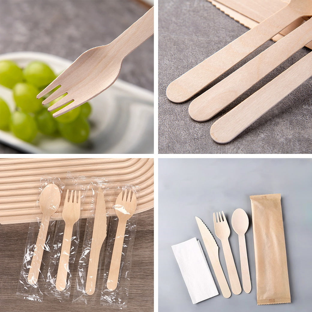 Disposable Wooden Cutlery Set