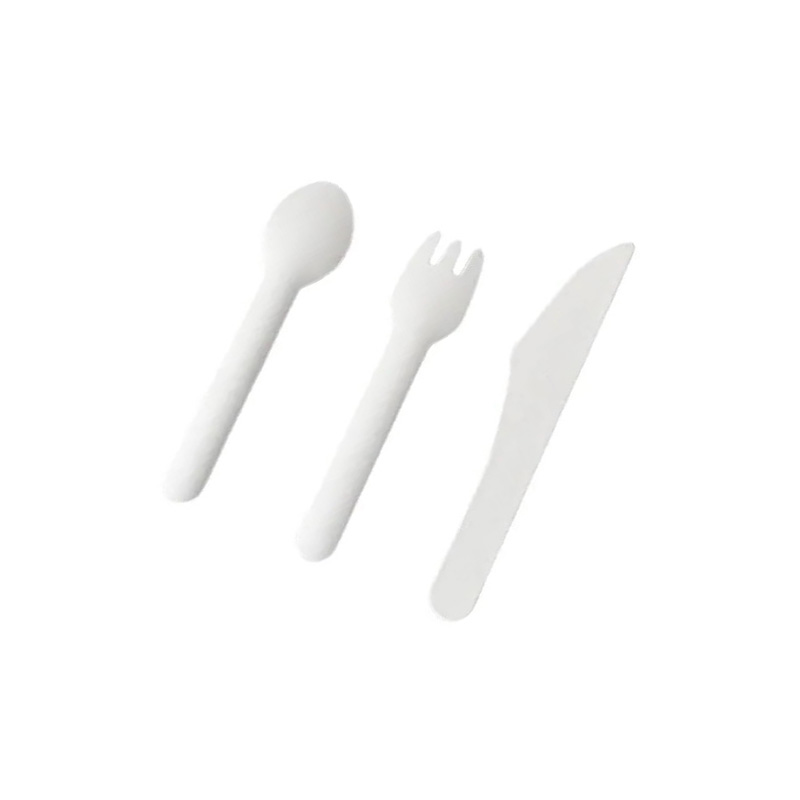 Compostable Paper Fork Knife Spoon